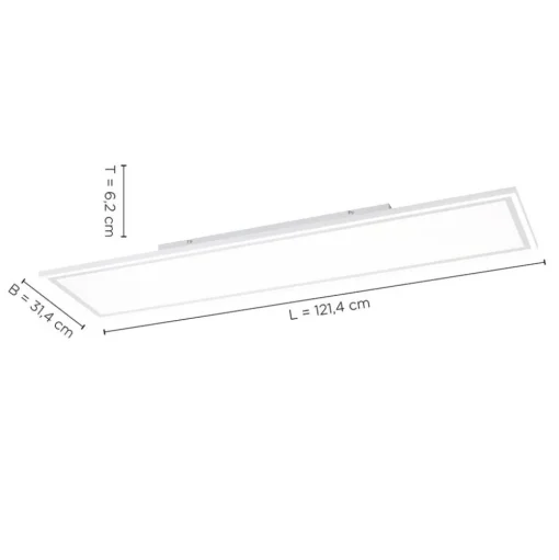 LED paneel Edging, tunable white, 121x31 cm