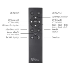 LED paneel Edging, tunable white, 121x31 cm