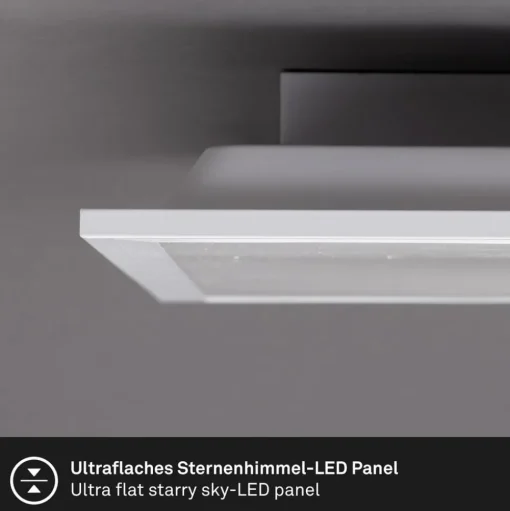 LED paneel Pallas, wit, dimbaar, CCT, 59,6x59,6cm