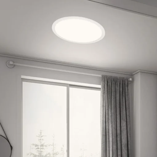 LED paneel Piatto CCT afstandsbediening, rond, wit