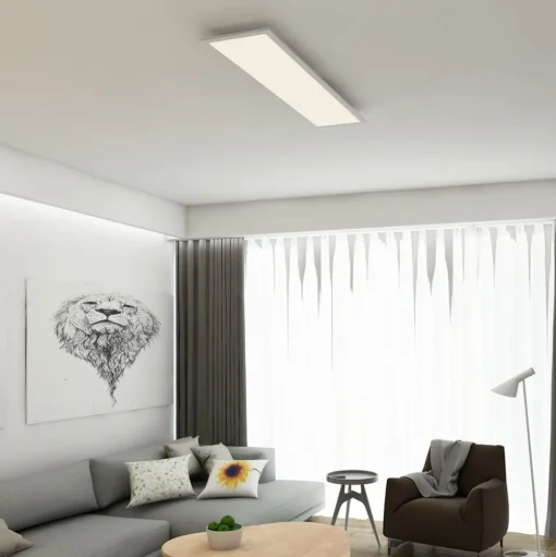 LED paneel Piatto, sensor, 119,5 x 29,5 cm