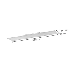 LED paneel Piatto, sensor, 119,5 x 29,5 cm