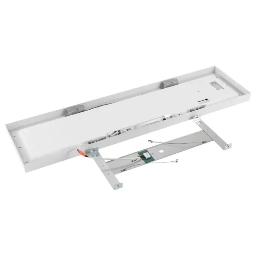LED paneel PRO OFFICE SANO, 123 x 33 cm, dimbaar, wit metaal CCT