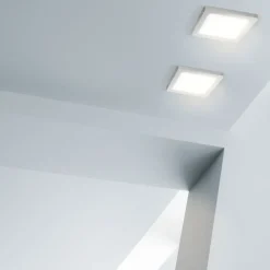 LED paneel Selesto, vierkant, dimbaar, wit