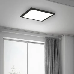 LED paneel Simple, zwart, ultravlak, 30x30cm
