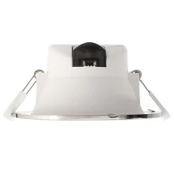 LED plafond inbouwlamp Acrux, Ø 15 cm, zilver mat, CCT