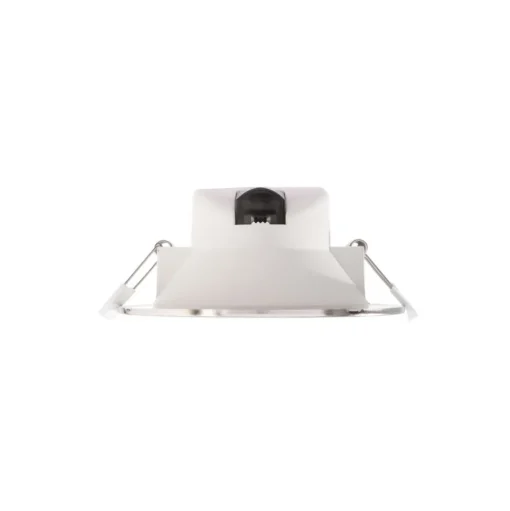 LED plafond inbouwlamp Acrux, Ø 11 cm, zilver mat, CCT