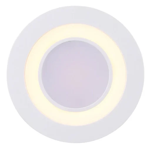 LED plafond inbouwlamp Clyde, warmwit, Ø 8 cm