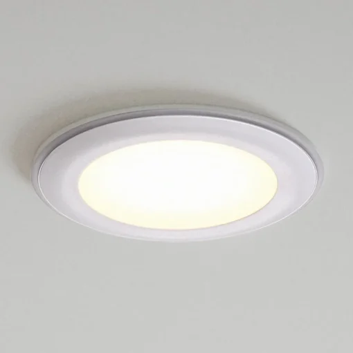 LED plafond inbouwlamp Elkton, Ø 8 cm