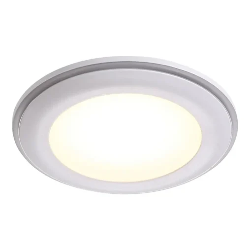 LED plafond inbouwlamp Elkton, Ø 8 cm