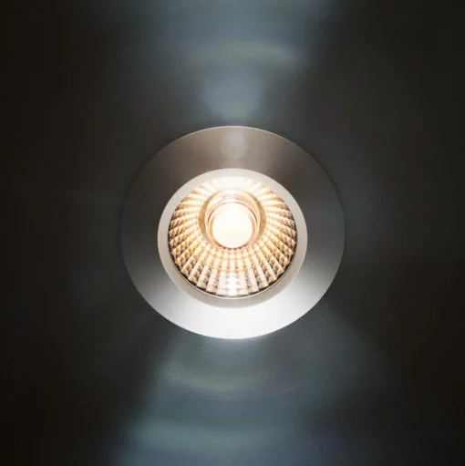 LED plafondinbouwspot Diled, Ø 6,7 cm, 3.000 K, wit