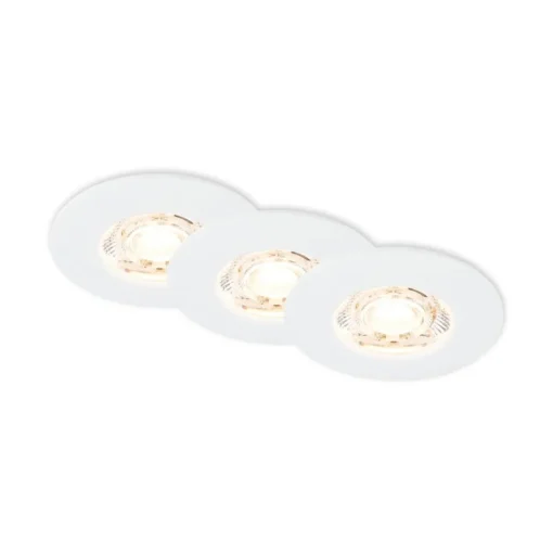 LED plafondinbouwspot Kulana Mini IP44 per 3 wit