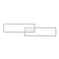 LED plafondlamp Asmin, CCT, staal, 109,5x25,7cm