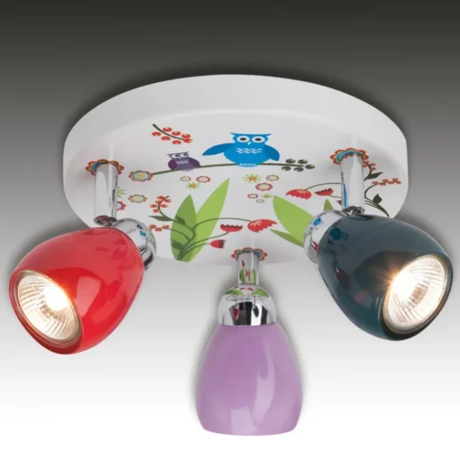 LED plafondlamp Birds 3-lamps
