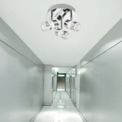 LED plafondlamp Bubbles, IP44, 3-lamps