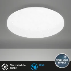 LED plafondlamp Case IP44 sterrenhemel 840 Ø 28cm