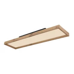 LED plafondlamp Cinderella hout CCT 80 x 20 cm
