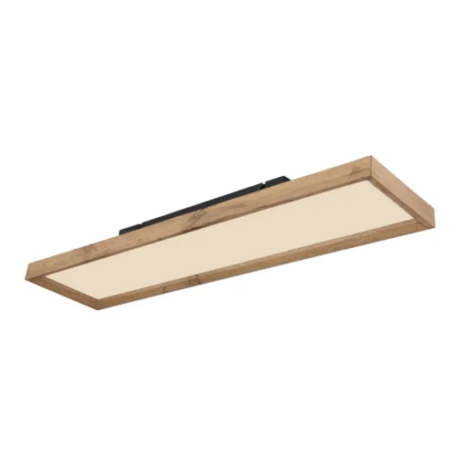 LED plafondlamp Cinderella hout CCT 80 x 20 cm