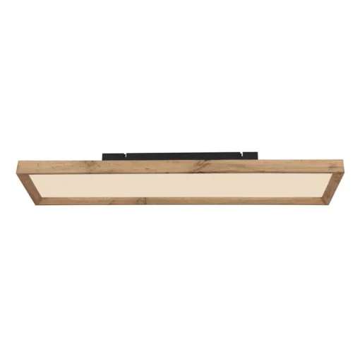 LED plafondlamp Cinderella hout CCT 80 x 20 cm