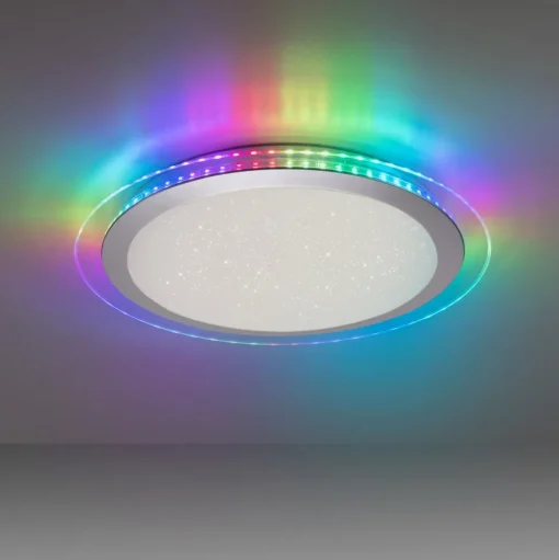 LED plafondlamp Cyba Stars CCT RGB Zijlicht