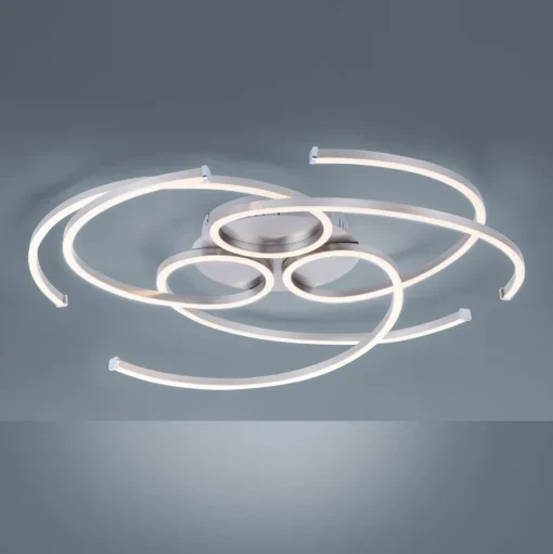 LED plafondlamp Danilo, dimbaar per Wandschakelaar