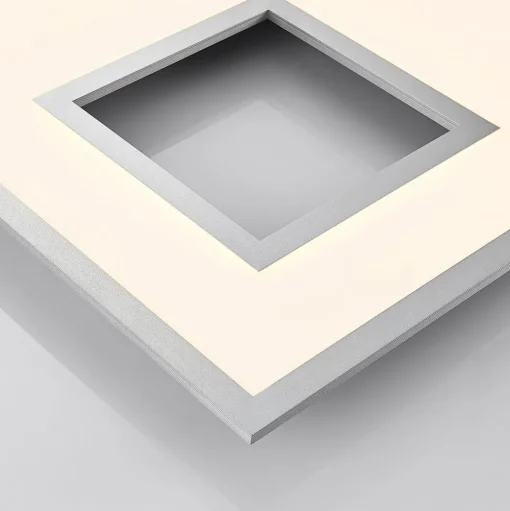 LED plafondlamp Durun, dimbaar, CCT, hoekig, 60 cm