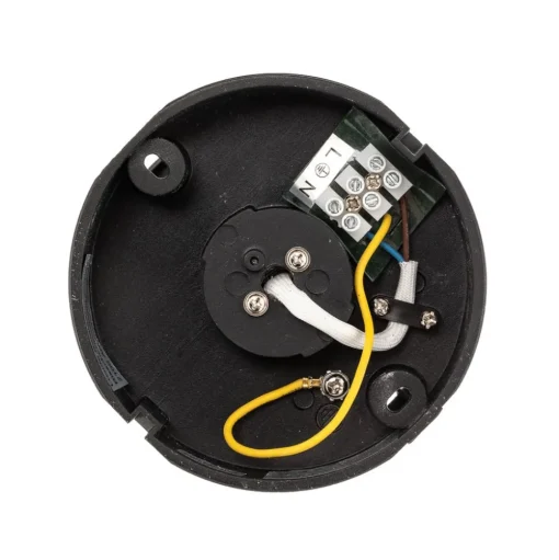 LED plafondlamp Fedler van Dime naar Warm, zwart
