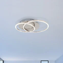 LED plafondlamp Frames twee ringen, draaibaar