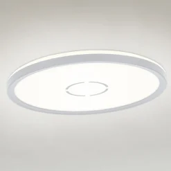 LED plafondlamp Free, Ø 29 cm, zilver