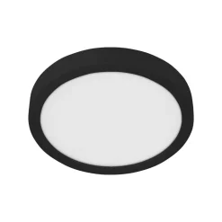 LED plafondlamp Fueva 5 IP44 4000K zwart Ø28,5cm