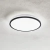 LED plafondlamp Lana, tegenlichteffect Ø28 zwart