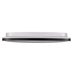 LED plafondlamp Lana, tegenlichteffect Ø28 zwart