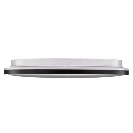 LED plafondlamp Lana, tegenlichteffect Ø28 zwart