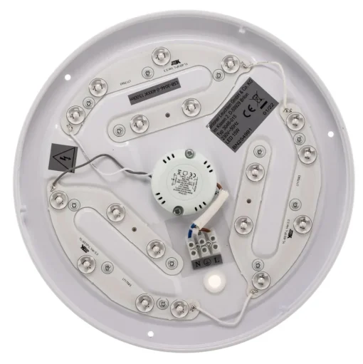 LED plafondlamp Lana, tegenlichteffect Ø28 zwart