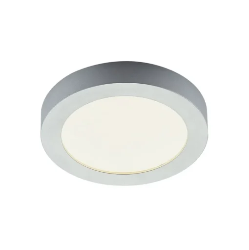 LED plafondlamp Marlo zilver 3000K rond 25,2cm