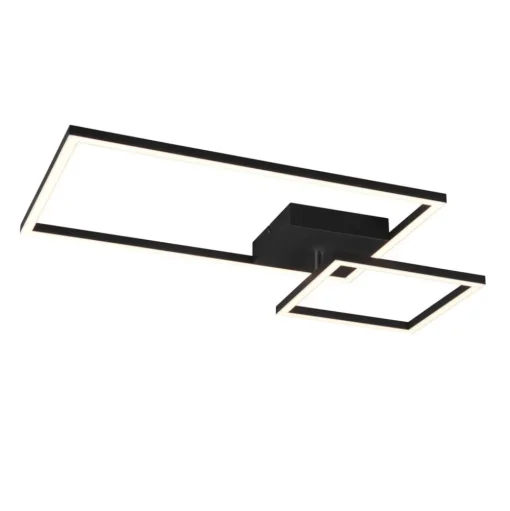LED plafondlamp Padella zwenkbaar 4.000 K zwart
