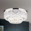 LED plafondlamp Prism, chroom, Ø 55 cm