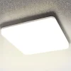 LED plafondlamp Pronto, hoekig, 33 x 33 cm