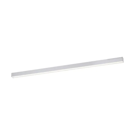 LED plafondlamp PURE Lines, 110 cm, zilver, CCT, afstandsbediening