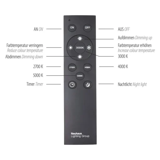 LED plafondlamp PURE Lines, 110 x 30 cm, zilver, CCT, afstandsbediening