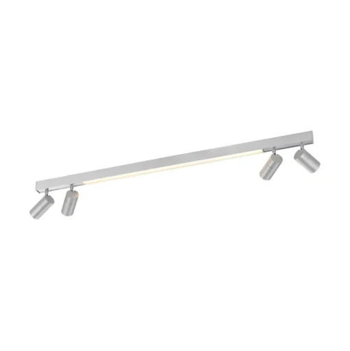 LED plafondlamp PURE Lines, 120 cm, zilver, afstandsbediening