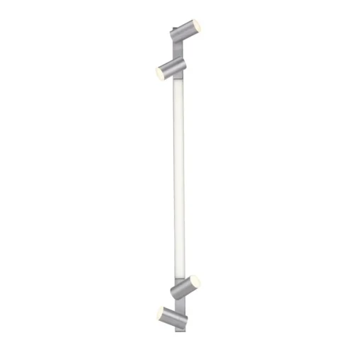 LED plafondlamp PURE Lines, 120 cm, zilver, afstandsbediening