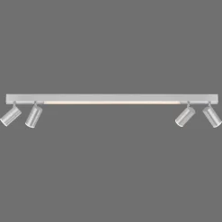 LED plafondlamp PURE Lines, 120 cm, zilver, afstandsbediening