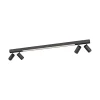 LED plafondlamp PURE Lines, 120 cm, antraciet, afstandsbediening