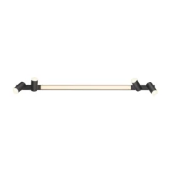 LED plafondlamp PURE Lines, 120 cm, antraciet, afstandsbediening