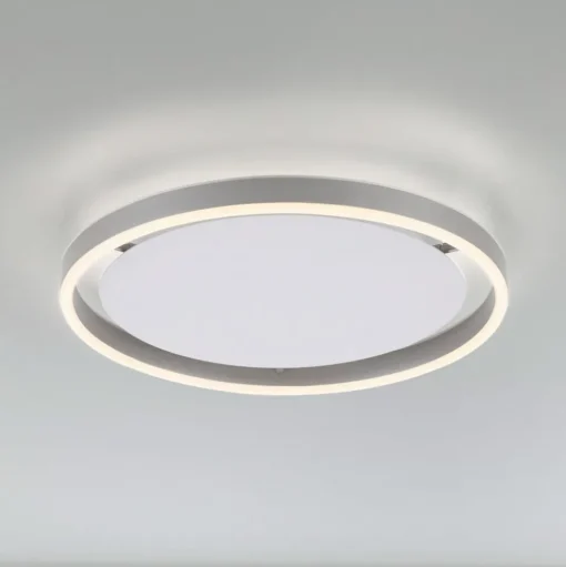 LED plafondlamp Ritus, Ø 39,3cm, aluminium