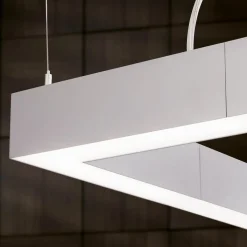 LED plafondlamp Sando met ophangset - 30x30 cm