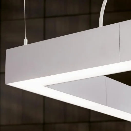 LED plafondlamp Sando met ophangset - 30x30 cm