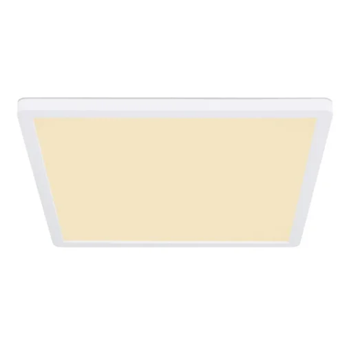 LED plafondlamp Sapana, hoekig, dimbaar, wit