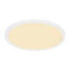LED plafondlamp Sapana, wit, Ø 42 cm, kunststof, IP44